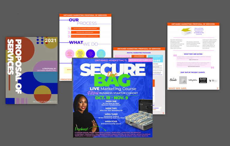 Untamed Marketing Promotional Graphics